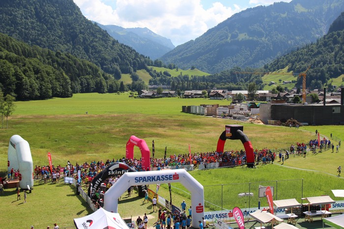 das Startfeld in Bezau